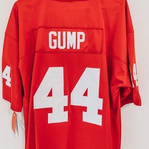 Forrest Gump Football Jersey Stitched - Red